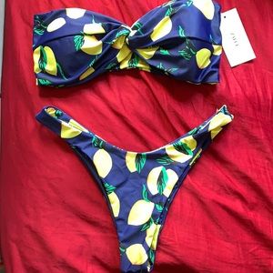 Lemon bathing suit